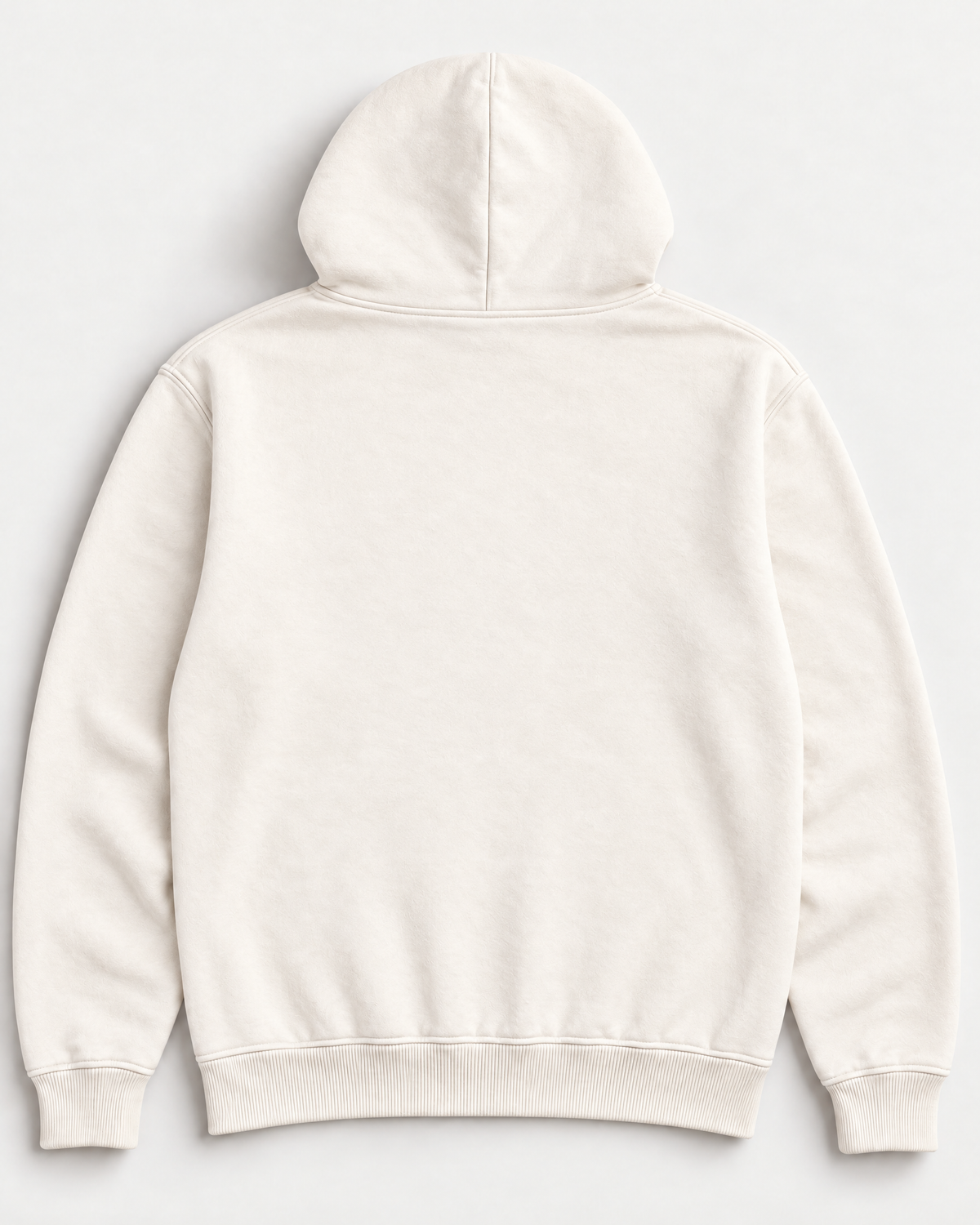 Back view of the hoodie